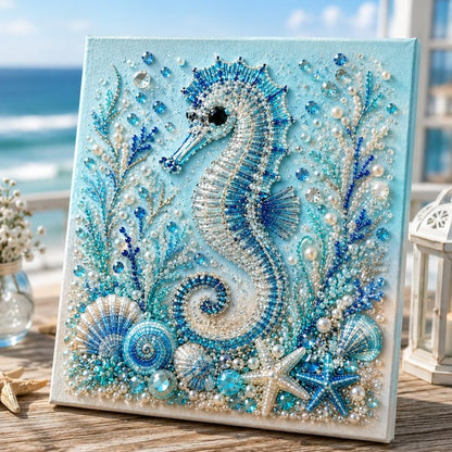 🔥 Last Day Big Sale - 🌊✨ Ocean Theme Pearl Art DIY Kit