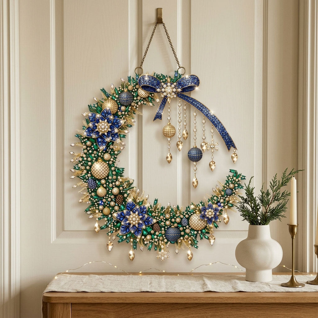 Blink Christmas Wreath Diamond Art Hanging Ornament Kit