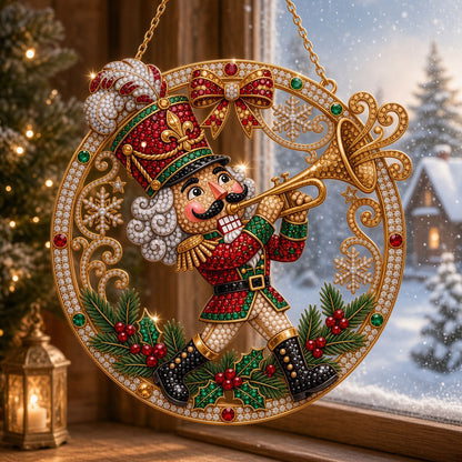 Christmas Nutcracker Soldier Diamond Art Hanging Ornament Kit