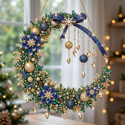 Blink Christmas Wreath Diamond Art Hanging Ornament Kit