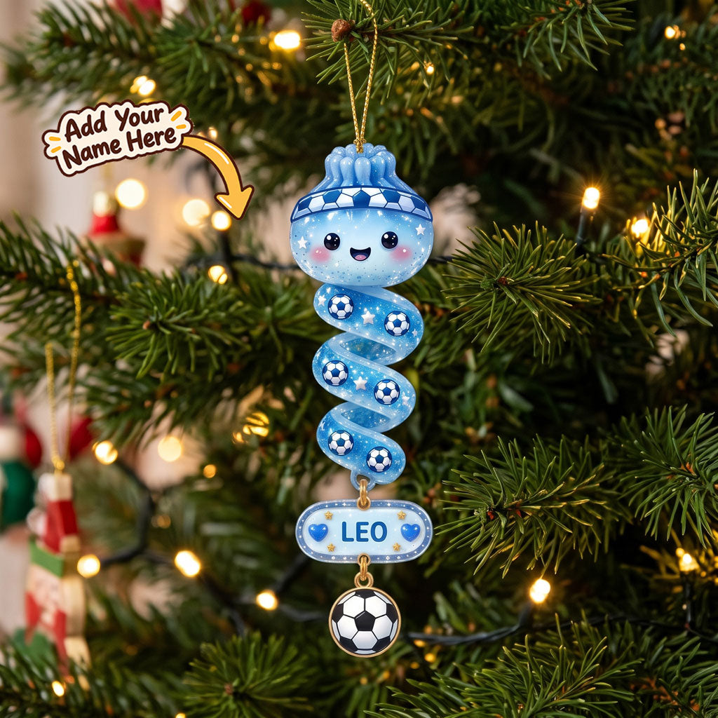 Personalized Sports Dumpling Spiral Ornaments WN2910005CL Christmas Ornament