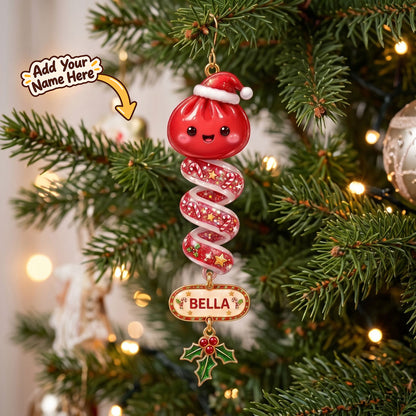 Personalized Christmas Dumpling Spiral WN2910001CL Christmas Ornament