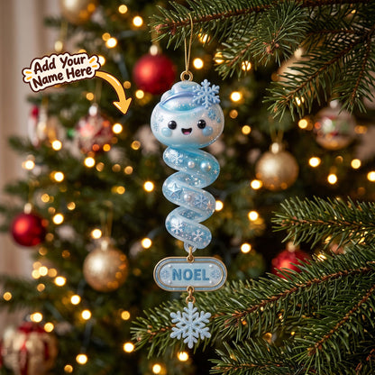 Personalized Christmas Dumpling Spiral WN2910001CL Christmas Ornament