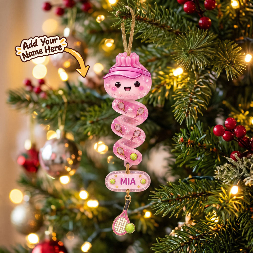 Personalized Sports Dumpling Spiral Ornaments WN2910005CL Christmas Ornament