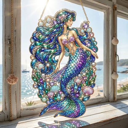 Mystic Mermaid Diamond Art Hanging Ornament Kit