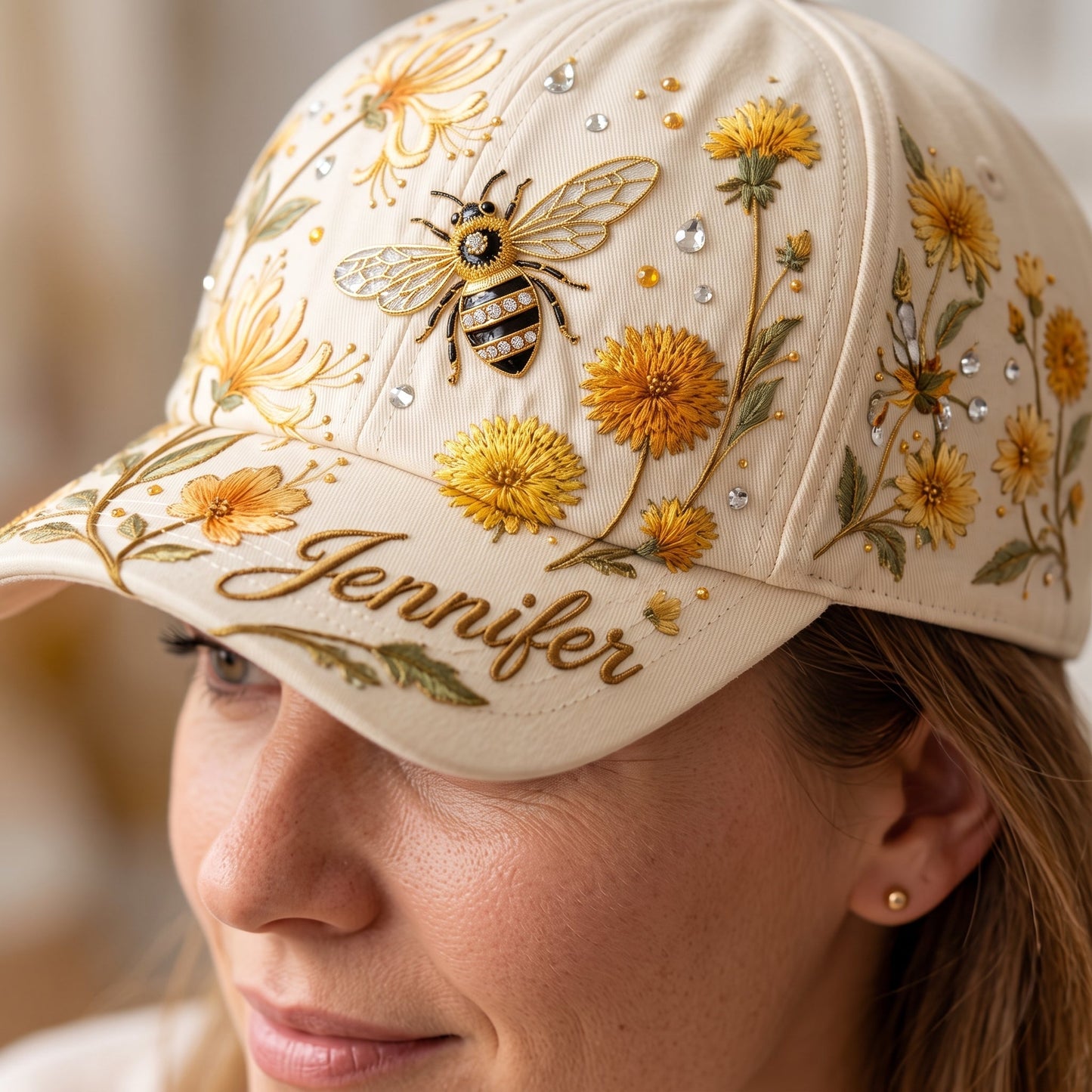 Personalized Garden Morning With Bee XR2707001CL Cap
