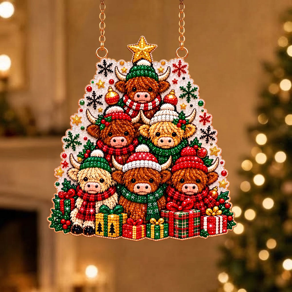 🔥 Limited Time 70% OFF - 🎁✨ Christmas Gem Craft Hanging Kit – Sparkling DIY Door Decor