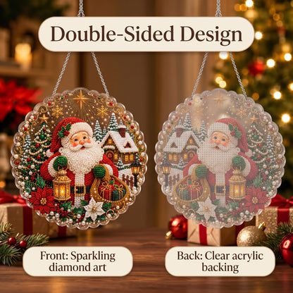 🔥Limited time 70% OFF - 🎅✨DIY Christmas Pearl Diamond Art Hanging Ornament Kit