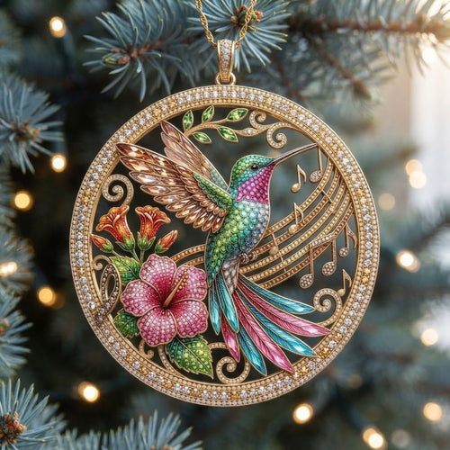 Musical Hummingbird WN2210012CL Christmas Ornament