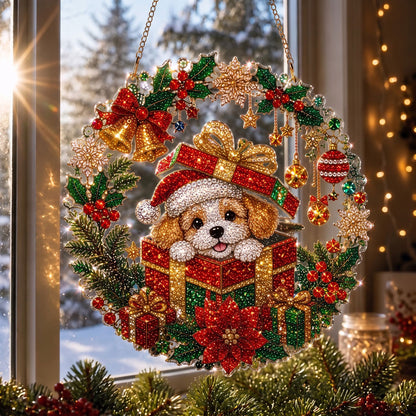 🔥Limited time 70% OFF - 🎅✨ Christmas Diamond Art Ornament Kit – Sparkling DIY Window Ornament