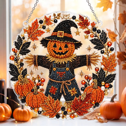 🎃✨ Halloween DIY Diamond Art Ornament Kit