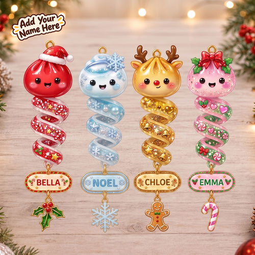 Personalized Christmas Dumpling Spiral WN2910001CL Christmas Ornament