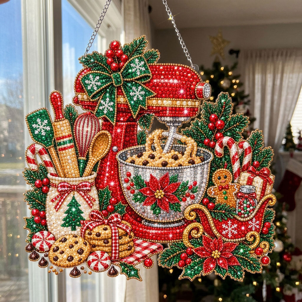 Christmas Baking Magic Diamond Art Hanging Ornament Kit