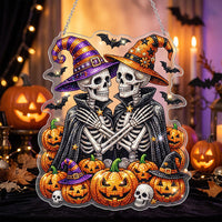 💀🎃 Witch Skeleton Couple