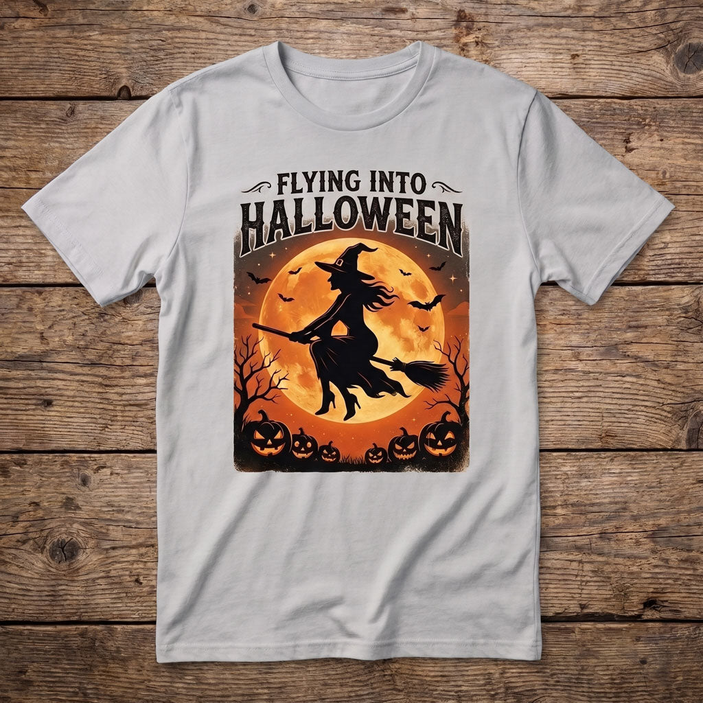 Halloween Witch Flight WN2107001CL Unisex T-shirt