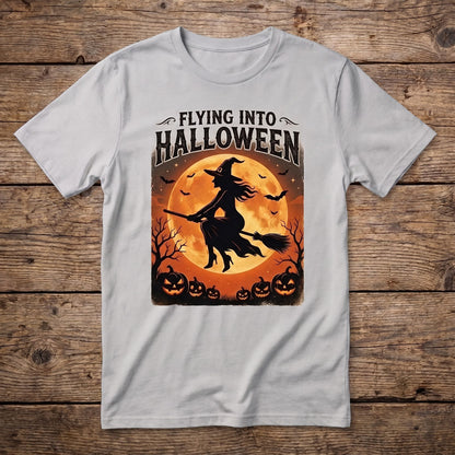 Halloween Witch Flight WN2107001CL Unisex T-shirt