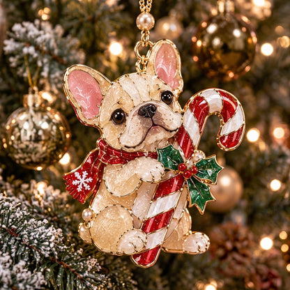 Christmas French Bulldog XR2110007CL Christmas Ornament