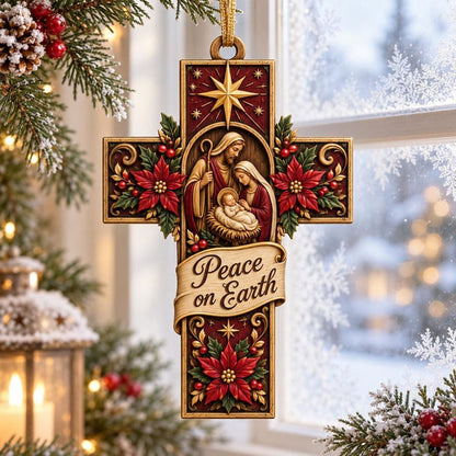 Peace On Earth XR1610007CL Christmas Ornament