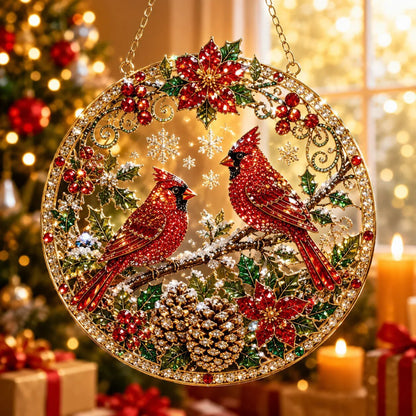 🔥Limited time 70% OFF - 🎅✨ Christmas Diamond Art Ornament Kit – Sparkling DIY Window Ornament