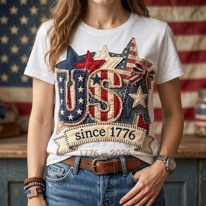 Vintage USA Since 1776 – 250th Anniversary Patriotic WN2906006CL Unisex T-shirt