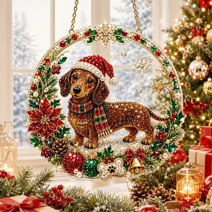 🔥Limited time 70% OFF - 🎅✨ Christmas Diamond Art Ornament Kit – Sparkling DIY Window Ornament