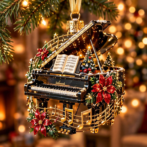 Christmas Grand Piano XR1710011CL Christmas Ornament