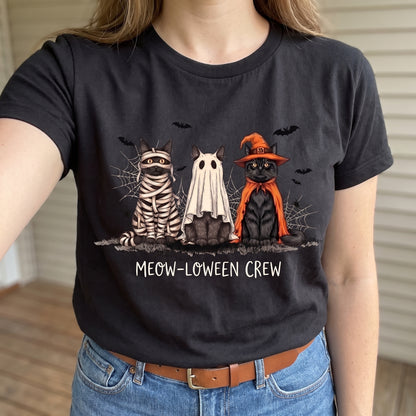 Meow-Loween Crew WN1707001CL Unisex T-shirt