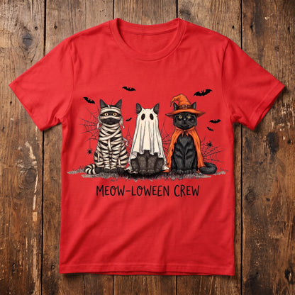 Meow-Loween Crew WN1707001CL Unisex T-shirt