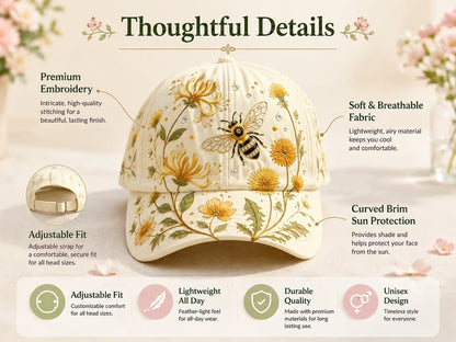 🔥LAST DAY – 60% OFF 🌸🌿 Garden Morning XR2307001CL Cap