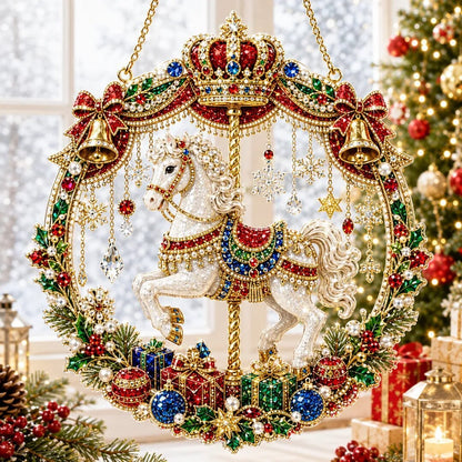 🔥Limited time 70% OFF - 🎅✨ Christmas Diamond Art Ornament Kit – Sparkling DIY Window Ornament