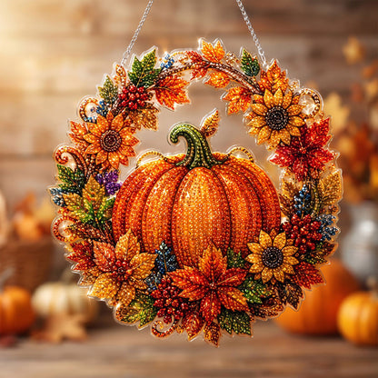 🔥Limited time 70% OFF - 🎃✨Halloween Diamond Art Hanging Ornament Kit - Sparkling DIY Window Ornament