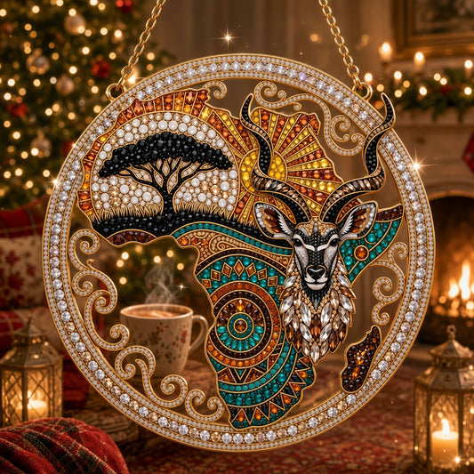 African Safari Antelope Diamond Art Hanging Ornament Kit
