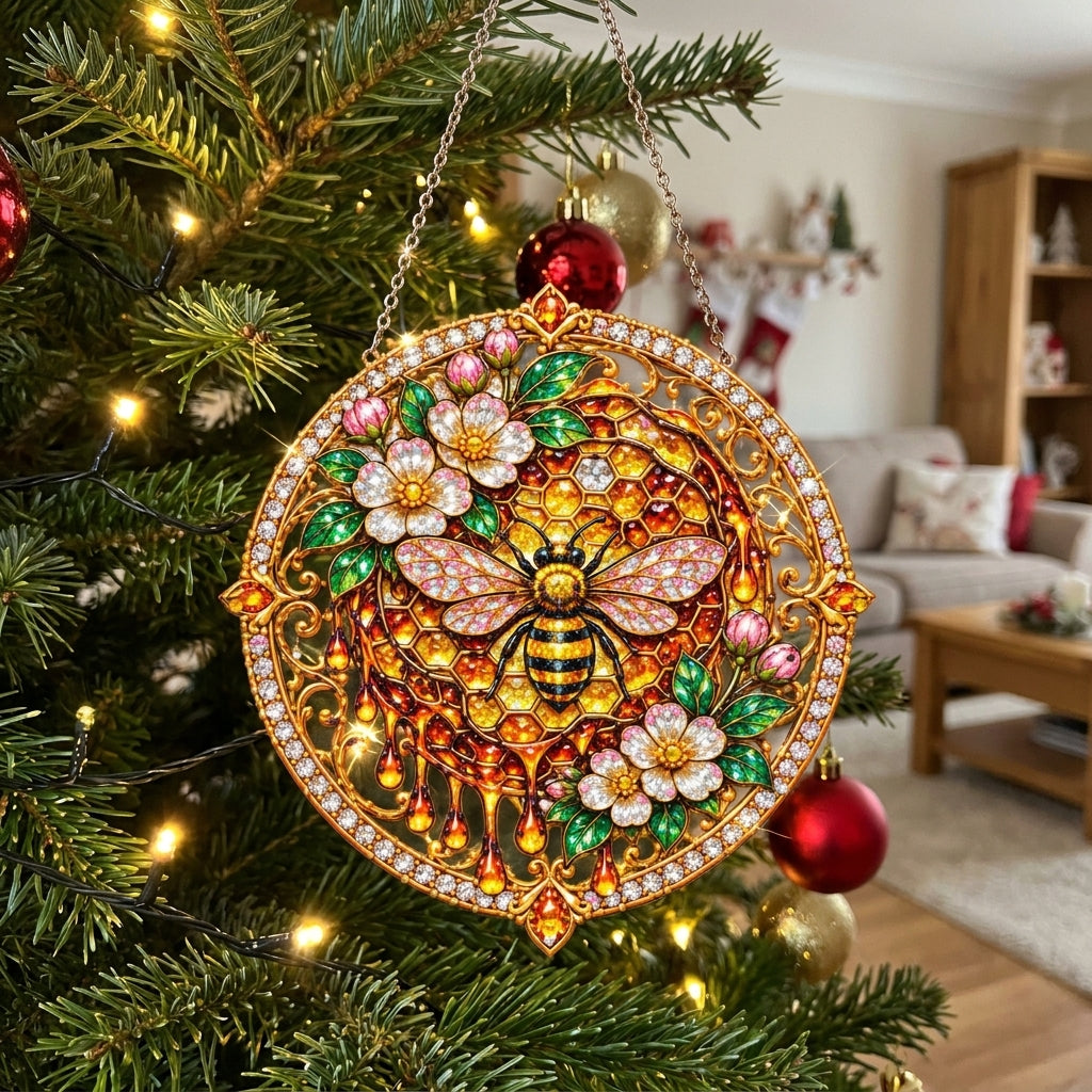 Sweet Honey Bee Diamond Art Hanging Ornament Kit