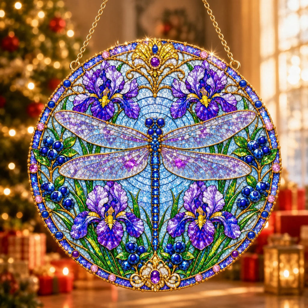 Enchanted Dragonfly Diamond Art Hanging Ornament Kit