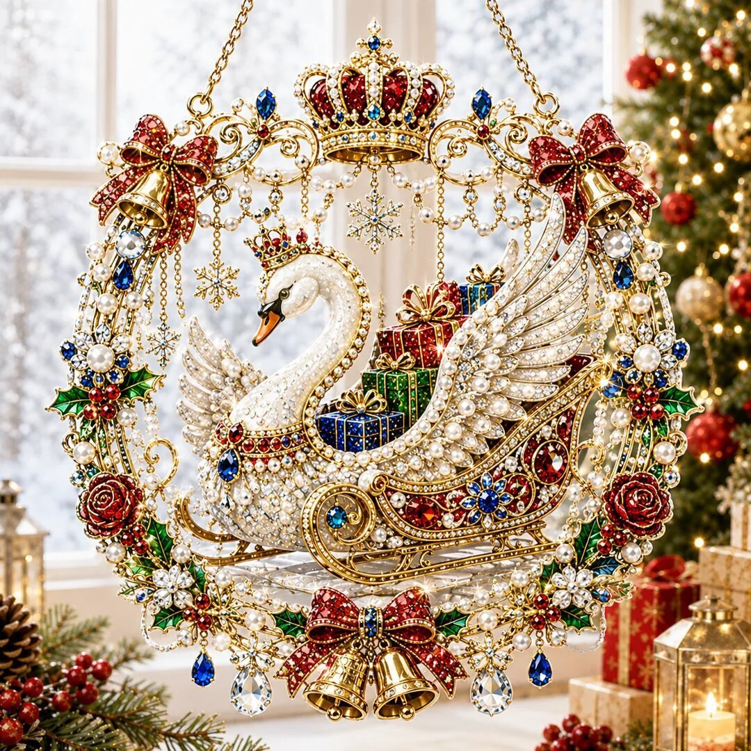 🔥Limited time 70% OFF - 🎅✨ Christmas Diamond Art Ornament Kit – Sparkling DIY Window Ornament