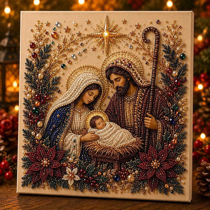 Sacred Nativity Pearl Diamond Painting Kit