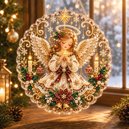 🎅✨Christmas Pearl Diamond Art Hanging Ornament Kit