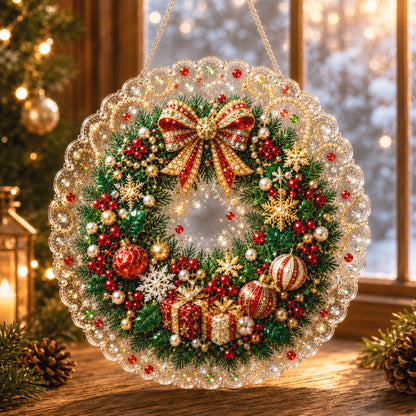 🎅✨Christmas Pearl Diamond Art Hanging Ornament Kit