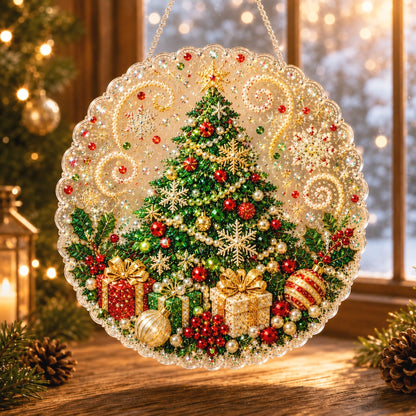 🎅✨Christmas Pearl Diamond Art Hanging Ornament Kit