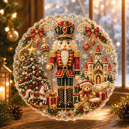 🎅✨Christmas Pearl Diamond Art Hanging Ornament Kit