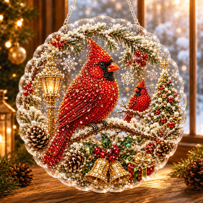 🎅✨Christmas Pearl Diamond Art Hanging Ornament Kit