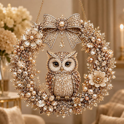 🔥Limited time 70% OFF🔥 Bird Pearl Art Diamond Painting Wreath Kit