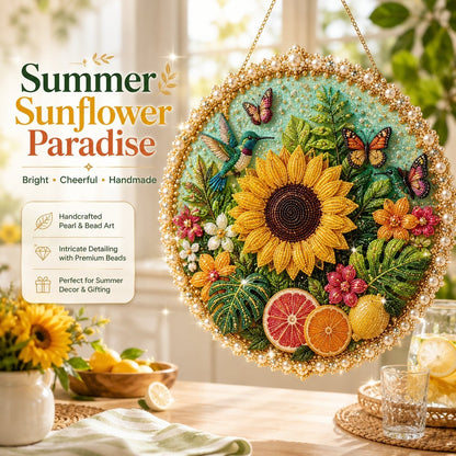 ✨Four Seasons Pearl Wreath DIY Kit - Sparkling Seasonal Decor 💎